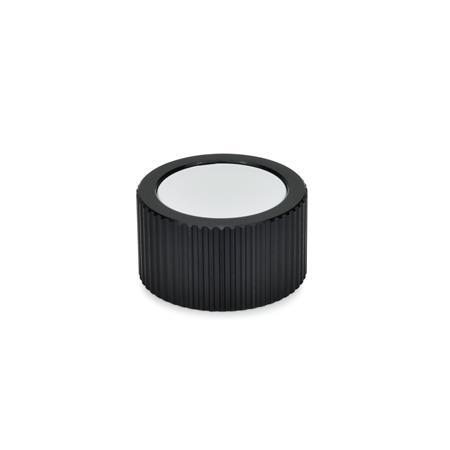 GN726-34-Z8-N-2 KNURLED CONTROL KNOB