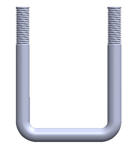 Ancla de acero negro  tipo I para construcción, Rosca 3/4-10, Longitud total 24.0”” (copia)