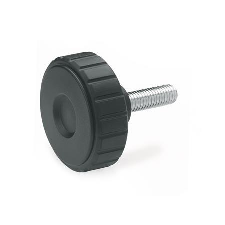 EN4534-54-M8-30 SOFTLINE KNURLED KNOB