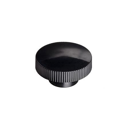 KKBH-1-1/4X20 KNURLED KNOB PLASTIC