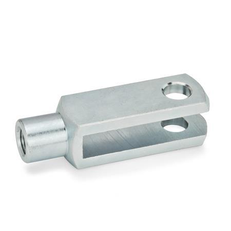 DIN71752-5-20-M5L CLEVIS FORK HEAD STEEL