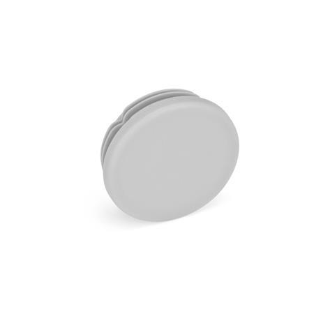 EN991-D80-GR TUBE END PLUG ROUND