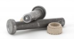 Perno Cortante tipo Nelson, Diám.: 1/2", Long.: 4 1/8", Diám. de Cabeza: , Altura de Cabeza: , Incluye Ferrule Cerámico, Marca: METAX. Anclaje Soldado para Concreto.
