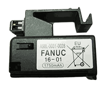 MODULAR LITHIUM BATTERY 1750MAH 3VDC. FANUC. 100% NEW & ORIGINAL. 1 YEAR WARRANTY.