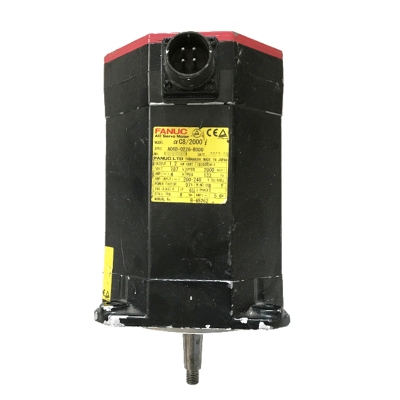 AC SERVO MOTOR MDL AC8/2000i, TPR, 90v BRK, a1000