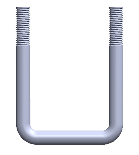 [ANI-0110] Ancla de acero negro  tipo I para construcción, Rosca 3/4-10, Longitud total 24.0”” (copia)