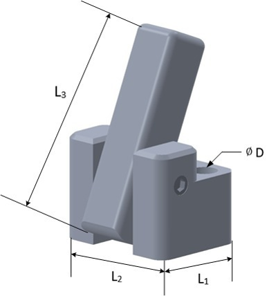 [SCV-1/2] Candado Vertical para Holder 
