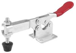 [IH-203-F] Horizontal Toggle Clamp Flat Base All Arm Types, Holding Capacity: 227kg, Bar Opens: 94°, Handle Opens:  67°, Weight:  0.35kg