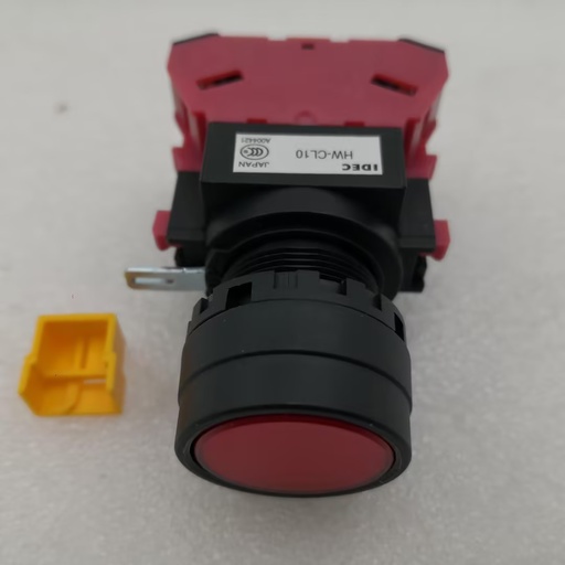 [A55L-0001-0226#M01RA (100% New)] Operator Panel Normally Closed Switch Push Feed Hold Button YW-E10. FANUC. Original, 12 Months Warranty.