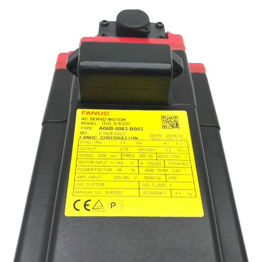 [A06B-0063-B003] AC MOTOR BIS4/4000 B128IA TAPER SHAFT