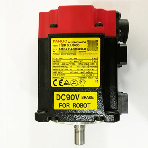 [A06B-0114-B855#0048] AC SERVO MDL BiS0.4/5000, ST, KEY, 90v BRK, b64ia