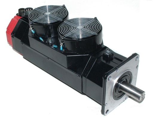[A06B-0158-B175#7008] FANUC Servo Motor, Model A40/2000, Fan, Brake, a64...