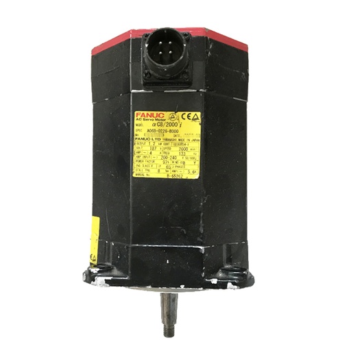 [A06B-0226-B605] AC SERVO MOTOR MDL AC8/2000i, TPR, 90v BRK, a1000