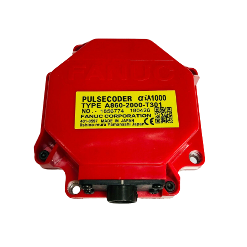 [A860-2000-T301 (90% New)] Encoder Type Pulse, Alpha αiA1000i Oldham Coupling 10 Pin IP65. FANUC. Refurbished, 6 Months Warranty.