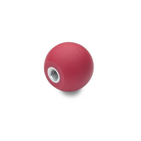 [319-KT-40-M12-E-RT] DIN319-KT-40-M12-E-RT BALL KNOB