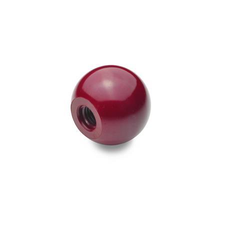 [319-KU-40-M8-C-RT] DIN319-KU-40-M8-C-RT BALL KNOB