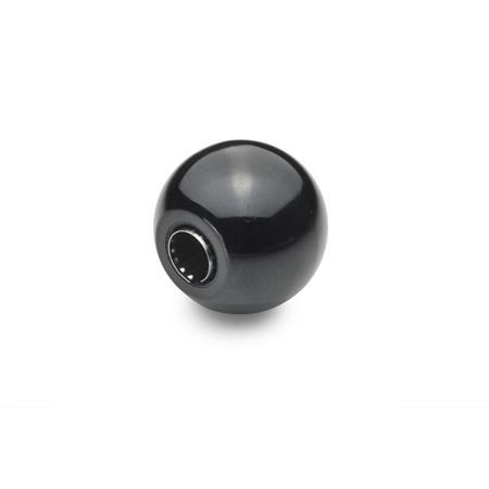 [319-KU-50-B16-L] DIN319-KU-50-B16-L BALL KNOB DUROPLAST