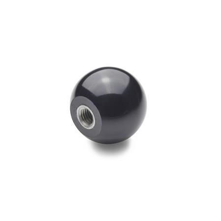 [319-KU-50-M12-E] DIN319-KU-50-M12-E BALL KNOB DUROPLAST