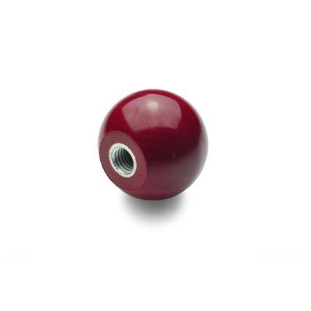 [319-KU-50-M12-E-RT] DIN319-KU-50-M12-E-RT BALL KNOB
