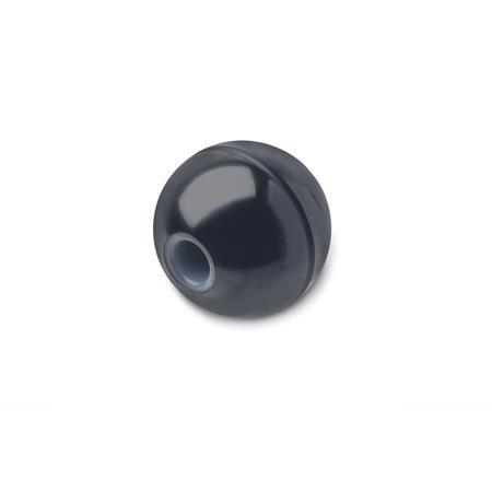 [319.1-20-B6-B] EN319.1-20-B6-B BALL KNOB PLASTIC