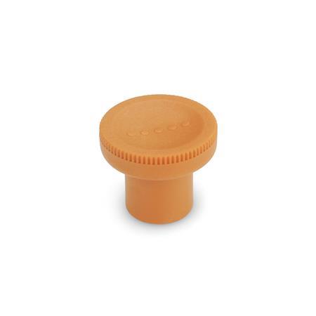 [676-31-M6-OR] EN676-31-M6-OR ERGO KNURLED KNOB