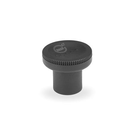 [676-31-M8-SGA] EN676-31-M8-SGA KNURLED KNOB