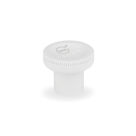 [676-31-M8-WSA] EN676-31-M8-WSA KNURLED KNOB