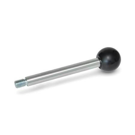[310-8-80-A-1/4X20-ZB] GN310-8-80-A-1/4X20-ZB GEAR LEVER