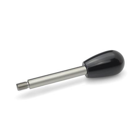 [310-8-80-D-ZB] GN310-8-80-D-ZB  GEAR LEVER ZINC STL