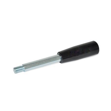 [310-8-80-E-ZB] GN310-8-80-E-ZB  GEAR LEVER ZINC STL