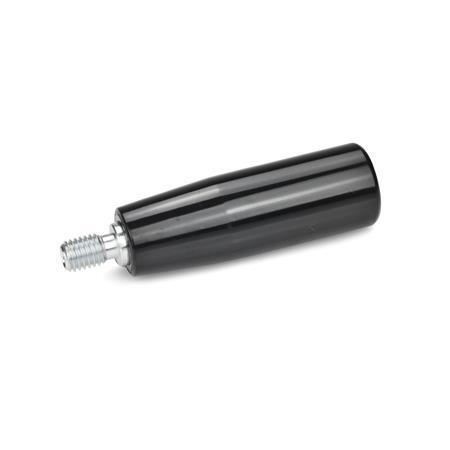 [6NG61/PL] GN598-KU-18-M6 REVOLVING HANDLE PLASTIC