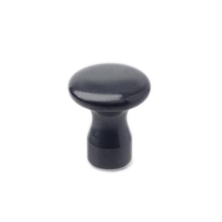 [5NB70/D] GN75-16-M5-D WAIST SHAPED KNOB STEEL