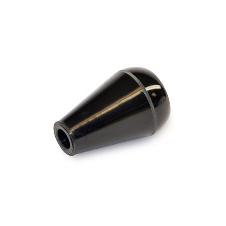 [D1310] TAK-1.19-B5/16 TAPERED KNOB PLASTIC