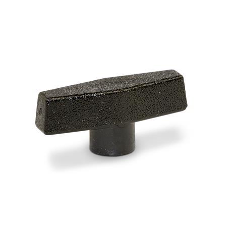 [D1810] TH-2.50-5/16X18-MS T-BAR KNOB PLASTIC