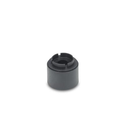 [628.2-18] EN628.2-18 SPACER PLASTIC BLACK
