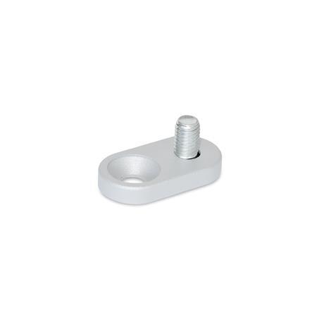 [181-ZD-10-M5-SR] GN181-ZD-10-M5-SR MOUNTING PLATE W/SCREW