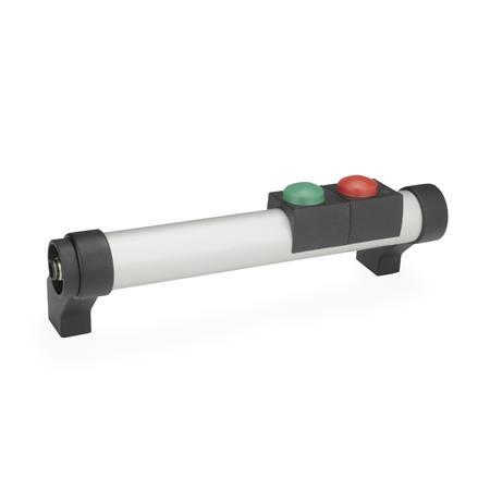 [332-300-SW-T2-1-L] GN332-300-SW-T2-1-L ANGLED TUBULAR HANDL
