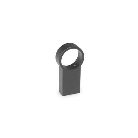 [333.9-28-A-SW] GN333.9-28 M8 STRAIGHT HANDLE LEG STEEL