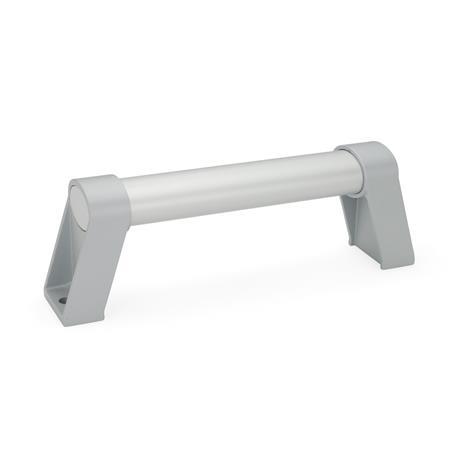 [334.1-36-600-ES] GN334.1-36-600-ES OVAL TUBE HANDLE ALUM