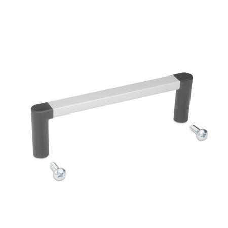 [423-12-88-B-ESS] GN423-12-88-B-ESS RACK U-HANDLE ALUMINUM