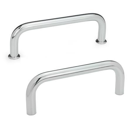 [425-6-45-CR] GN425-6-45-CR CABINET U-HANDLE STEEL