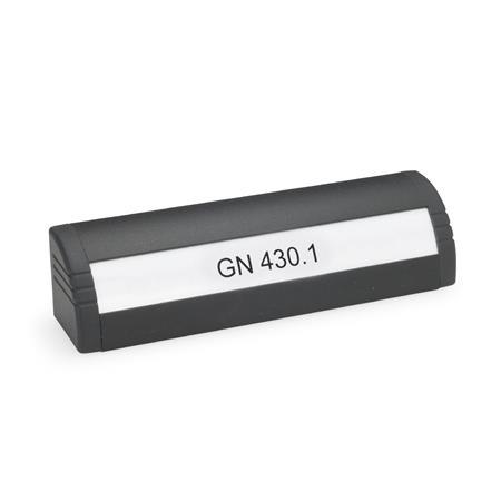 [430.1-500-SW] GN430.1-500-SW LEDGE HANDLE ALUMINUM