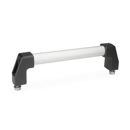 [667-20-250-EL] GN667-20-250-EL TUBULAR HANDLE ALUMINUM