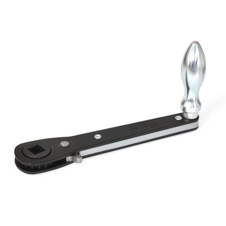 [6VEP7] LR318-12-3/4 SQUARE RATCHET CRANK STEEL