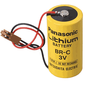[A98L-0031-0007] LITHIUM PANASONIC BATTERY 3V 5000MAH. REPLACE CR23500SE. FANUC. 100% NEW & ORIGINAL. 1 YEAR WARRANTY.